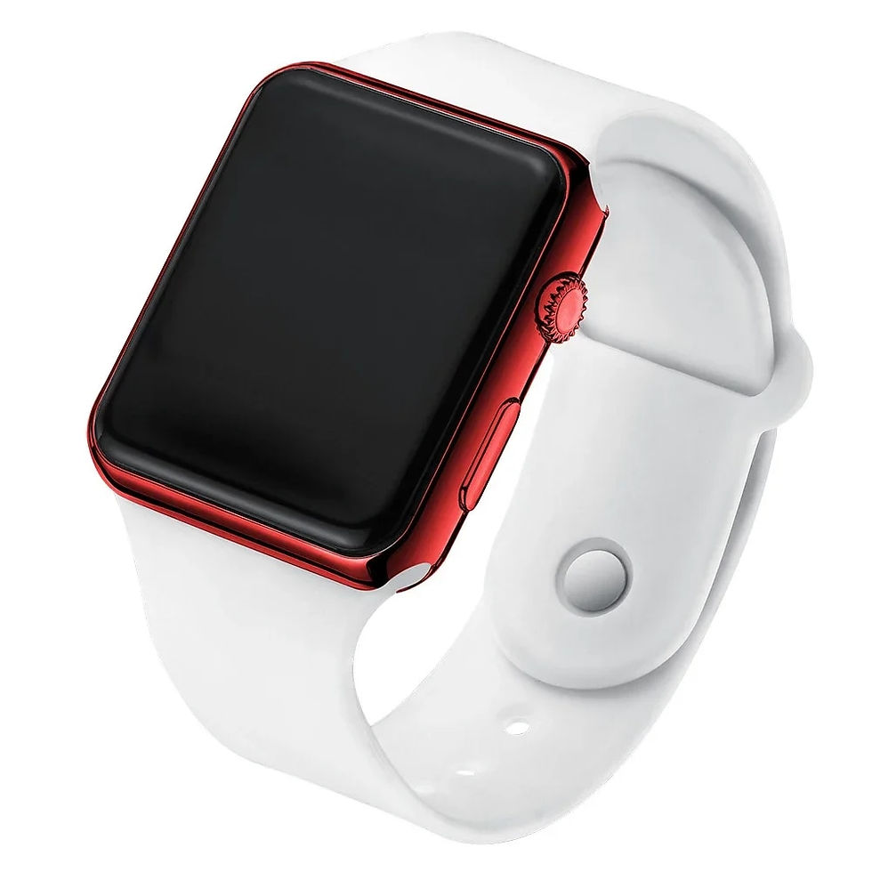 Thumbnail: New Motion Watch  LED Electronic Digital Watch for Women and Men  Silicone Band