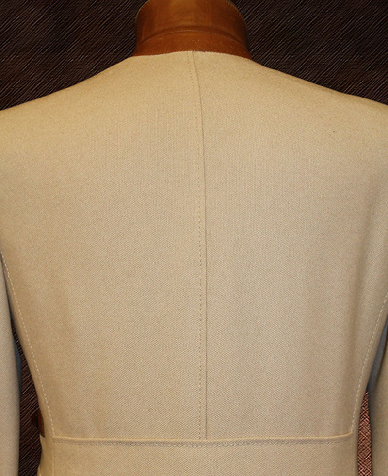 Thumbnail: Men's Jacket Lapel Pocket Design Buckle Three-button Suit Jacket Outdoor High-q
