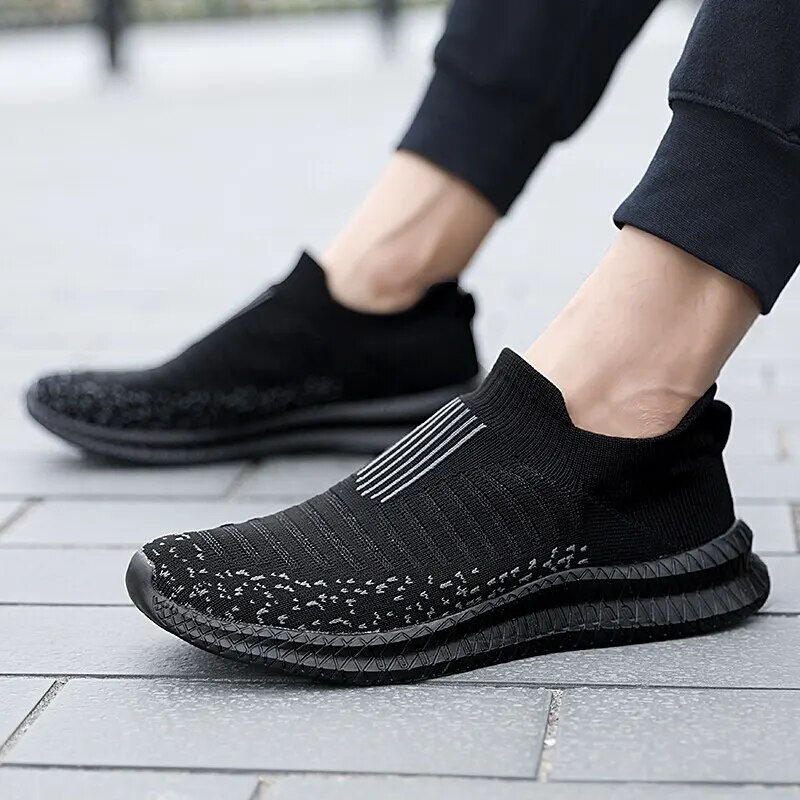 Thumbnail: Men Shoes Breathable Men's Sneakers Comfortable Running Shoes Tenis Outdoor Sli