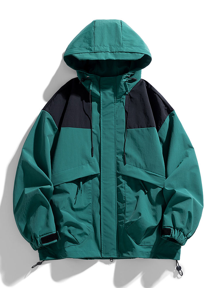 Thumbnail: Spring Autumn Casual Jacket Men/Women Korean Fashion Patchwork Outdoor Unisex C