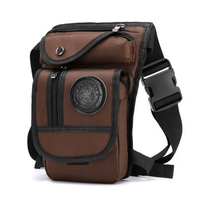 Thumbnail: Men Drop Leg Bag Waist Fanny Pack Motorcycle Rider Tactical Military Messenger 