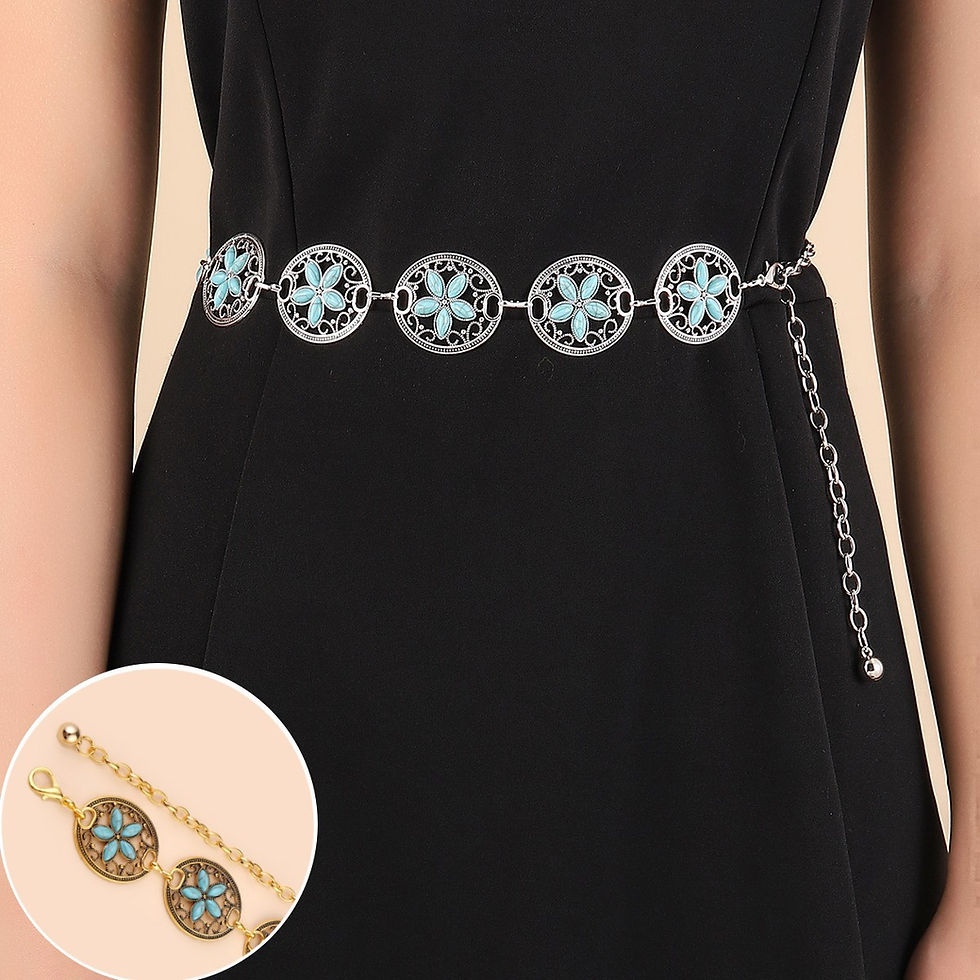 Thumbnail: Retro Fashion Women's Waist Chain