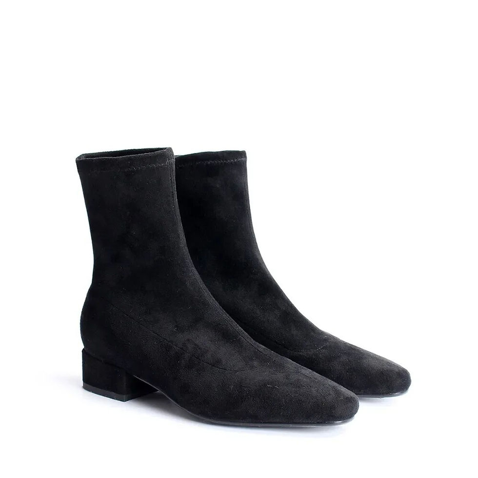 Miniatura: 2024 new spring shoes Women Boots plus size stretch boots casual flock European