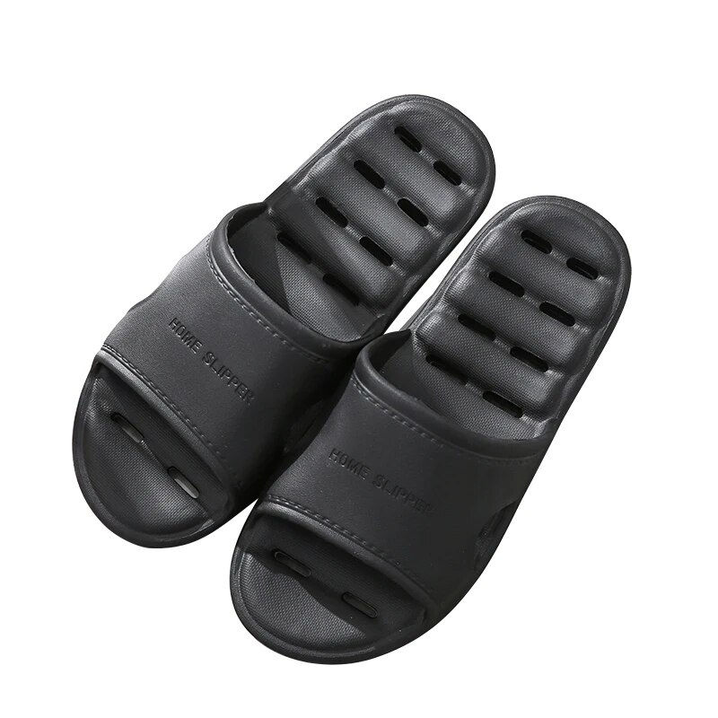 Miniatura: Feslishoet Unisex EVA Non Slip Soft Bottom Leaking Shower Man Woman Home Slippe