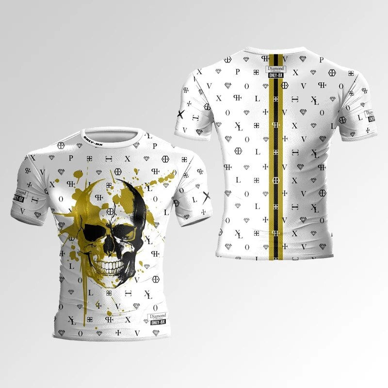 Miniatura: 3D Printing Robot Print Fashion Men's T-shirt Summer New Short-Sleeved Sweatshi