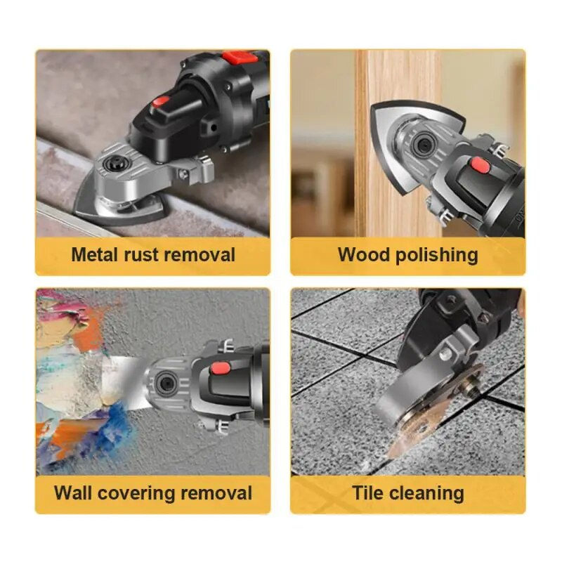 Miniaturebillede: Multifunctional Electric Renovator Power Tools Angle Grinder M10 Modified Acces