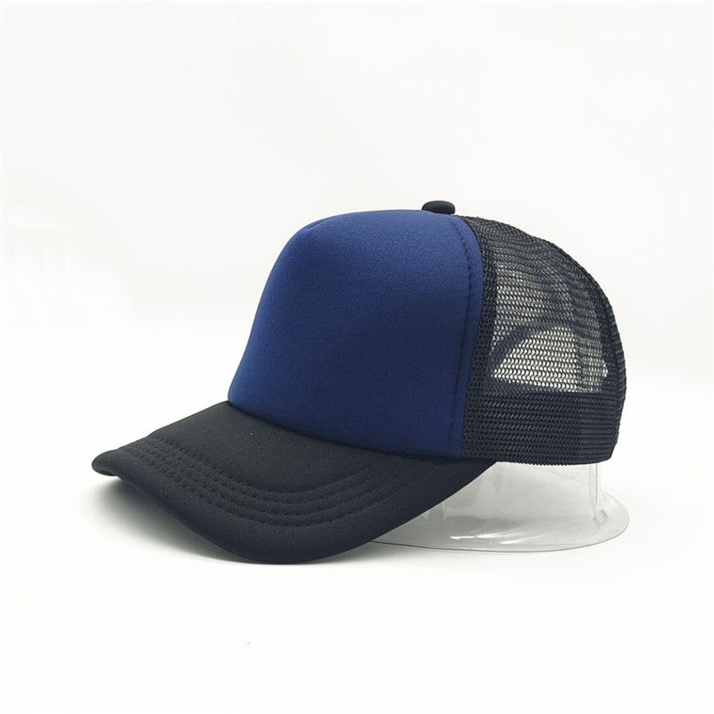 Miniature : Unisex Cheaper 5 Panel Trucker Hat For Adult Summer Net Baseball Cap Men Women 