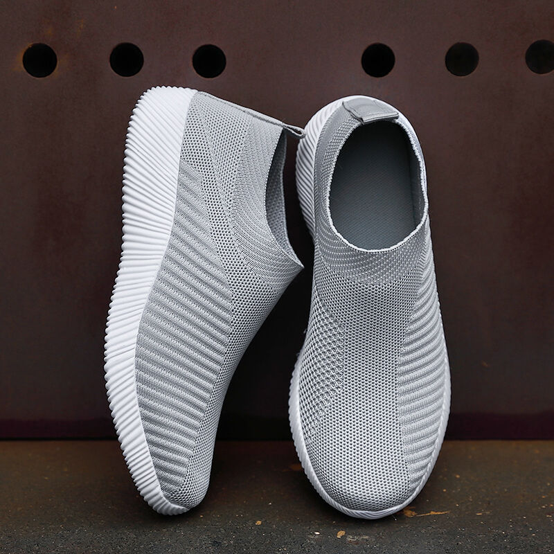 Thumbnail: Women Vulcanized Shoes High Quality Women Sneakers Slip On Flats Shoes Women Lo