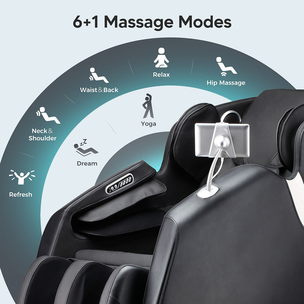 Thumbnail: 2 Year Warranty 4D SL track Airbag Zero Gravity full body Massage Chair Home 3D