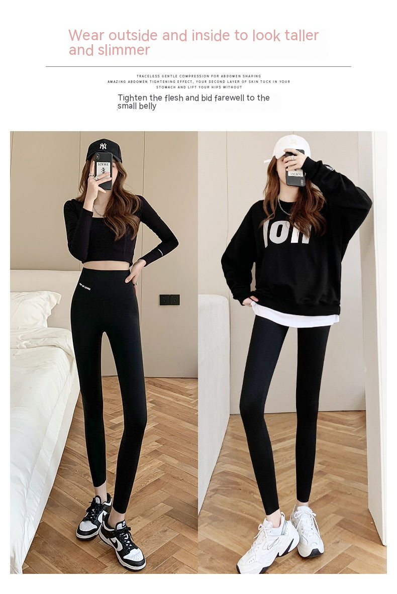 Thumbnail: Cloud Feeling Thin Velvet Shark Pants Autumn And Winter Fleece-lined Thick Legg