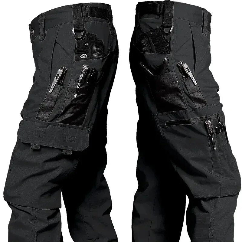 Indexkép: Multi-pocket Wear-resistant Army Cargo Pant Camo Tactical Pants Men Military Wa