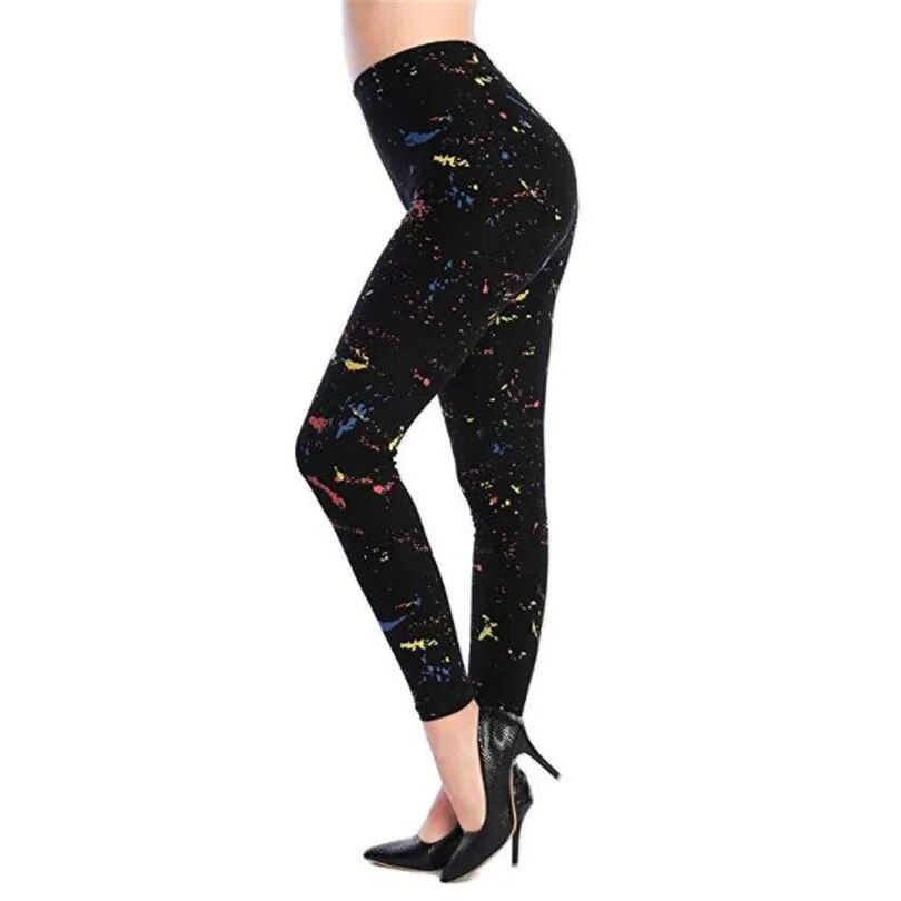 Thumbnail: VISNXGI Casual Leggings Women Black Elastic Leggings Women Fitness Sport Gym Hi