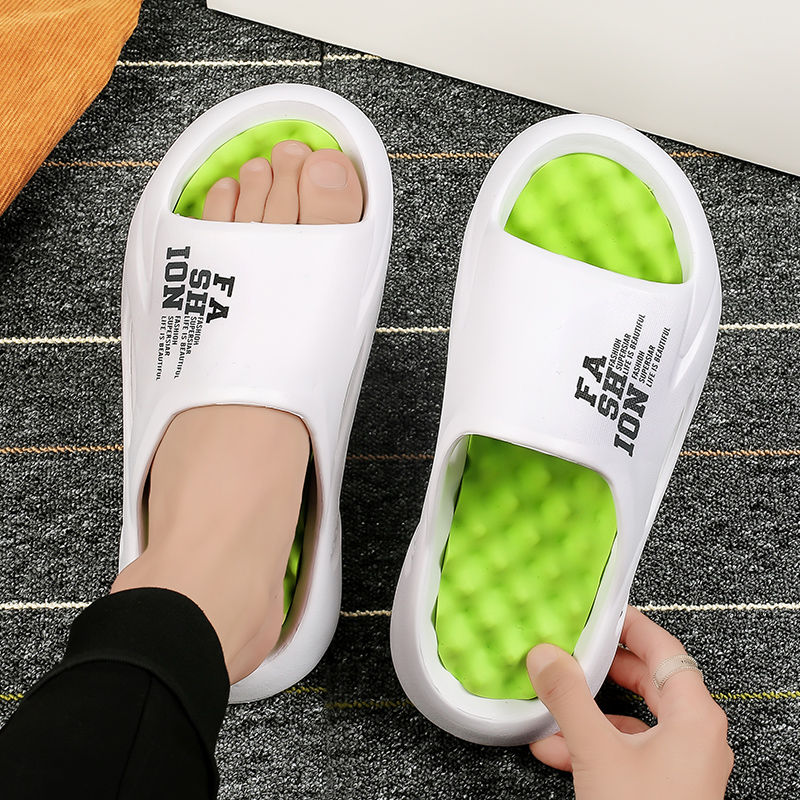 Thumbnail: New Summer Men Massage Slippers Sides Indoor Outdoor Sandals Beach Casual Shoes