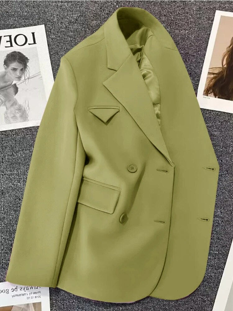 Miniatiūra: Women Blazer Spring 2024 New in Office Long Sleeve Tops Casual Blazer and Jacke