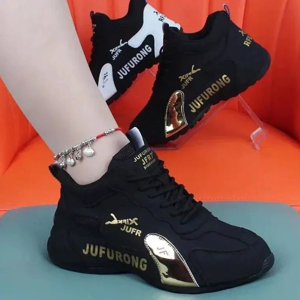 Thumbnail: Women Causal Sneakers Summer New Fashion Breathable Ladies Mesh Lace Up Sports