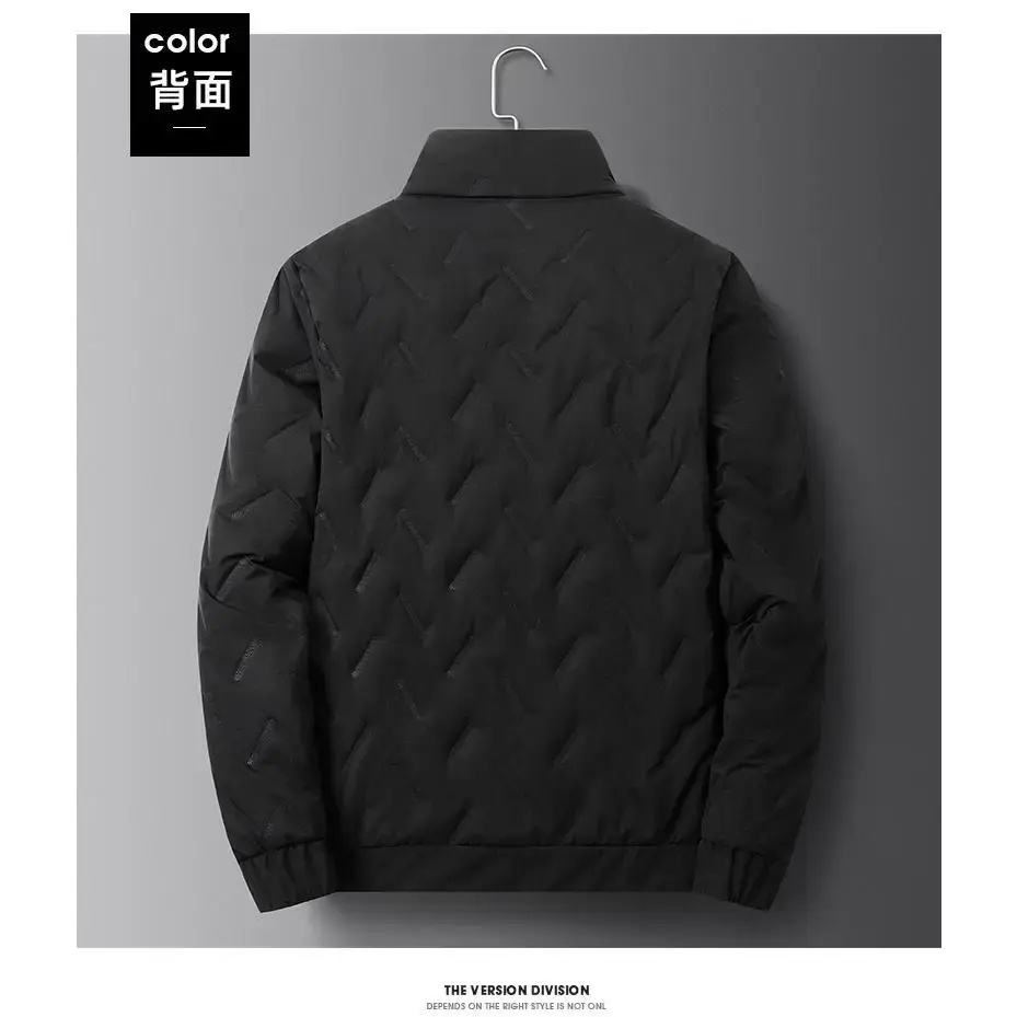 Thumbnail: Fur Coat Cotton Jacket for Men Plus Size 6XL 7XL 8XL Winter Warm Plush Outwear