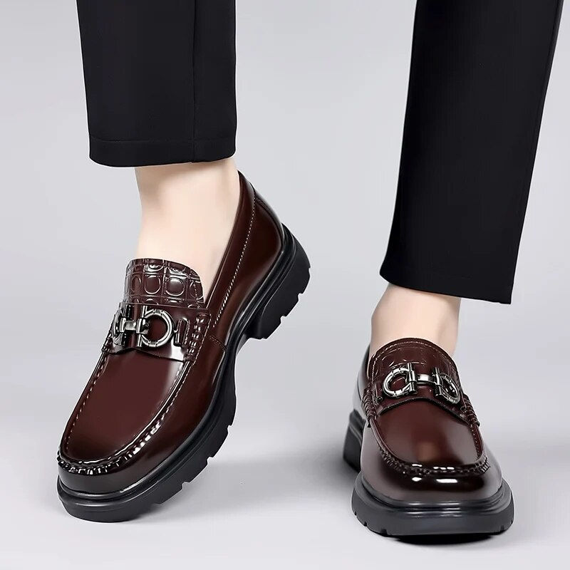 Miniatura: WAERTA Men Oxford Shoes Genuine Leather Male Casual Men Shoes Comfortable Forma