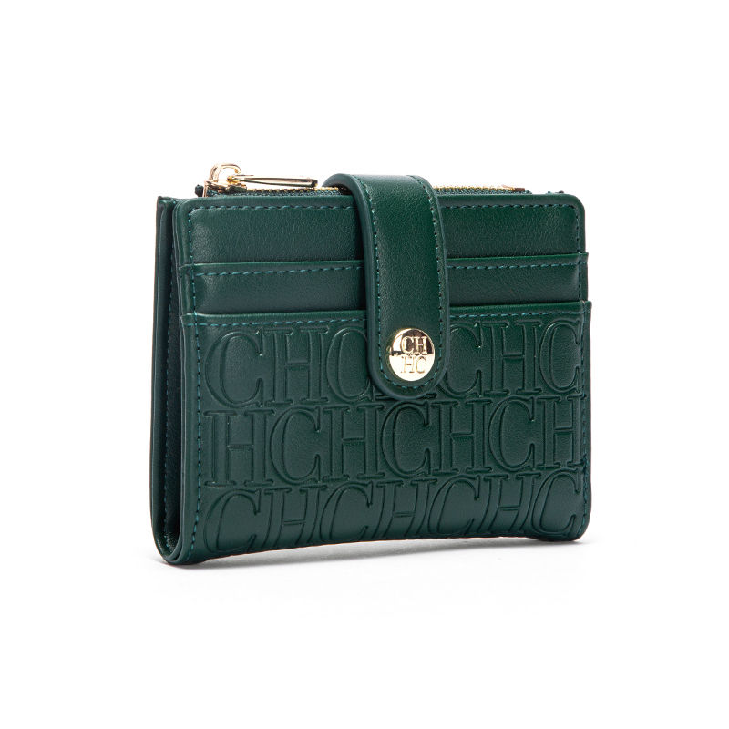 Thumbnail: CHCH Fashion Classic Retro Men's and Women's Universal Wallet PVC Material Mult