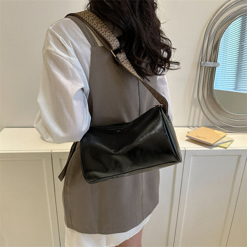 Miniatura: Vintage PU Leather Boston Women Small Handbag and Purse Fashion Designer Crossb