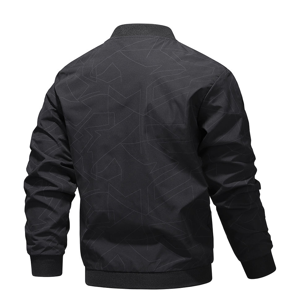 Thumbnail: Autumn Men's Stand Collar Casual Zipper Jacket Outdoor Sports Coat Windbreaker 