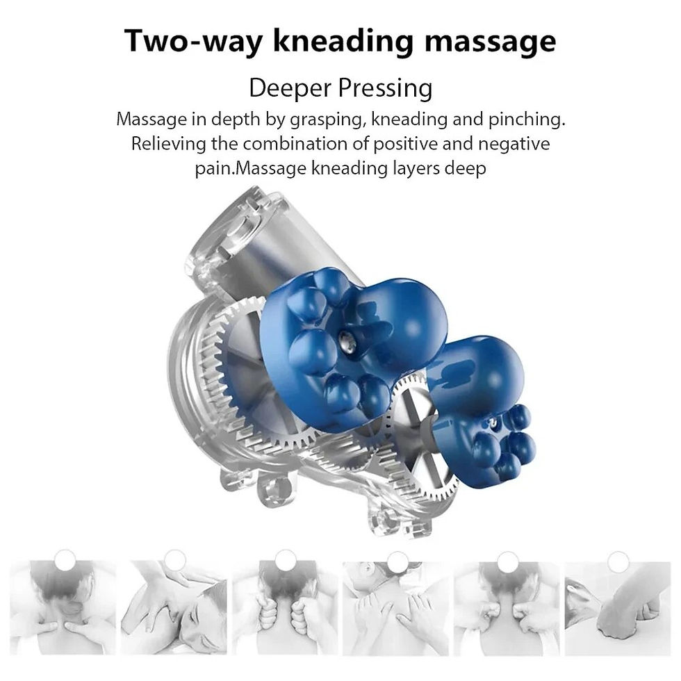 Miniaturebillede: U Shaped Neck Massage Pillow Heating Vibration Kneading Electric Cervical Shoul