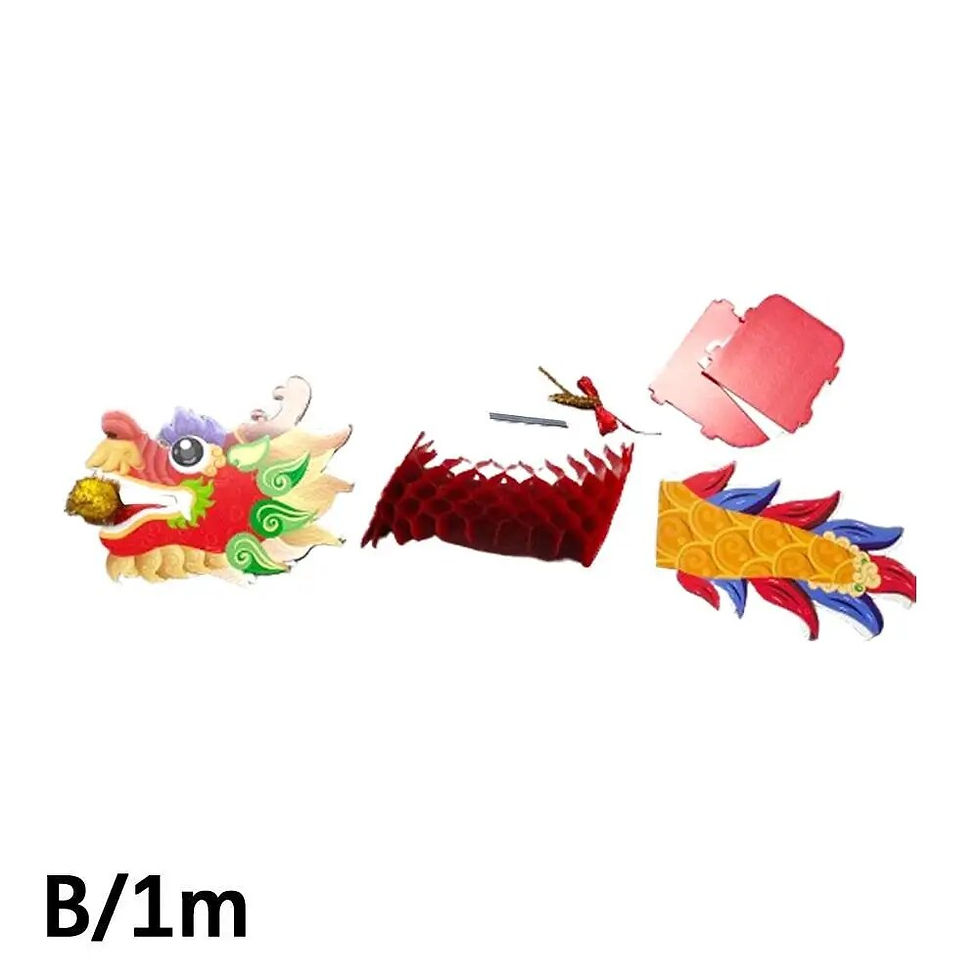 Thumbnail: 50cm/1.0m Chinese Dragon Lantern Garland Hanging Ornaments Lunar New Year Sprin