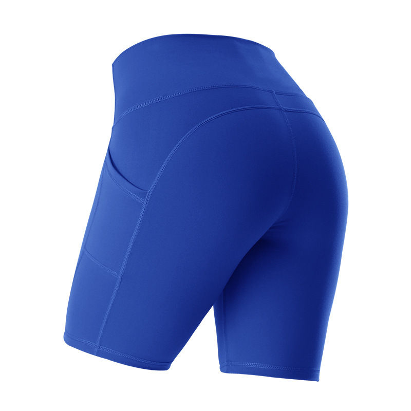 Thumbnail: High Waist Fitness Gym Workout Leggings With Pockets Athletic Yoga Pants Slim H