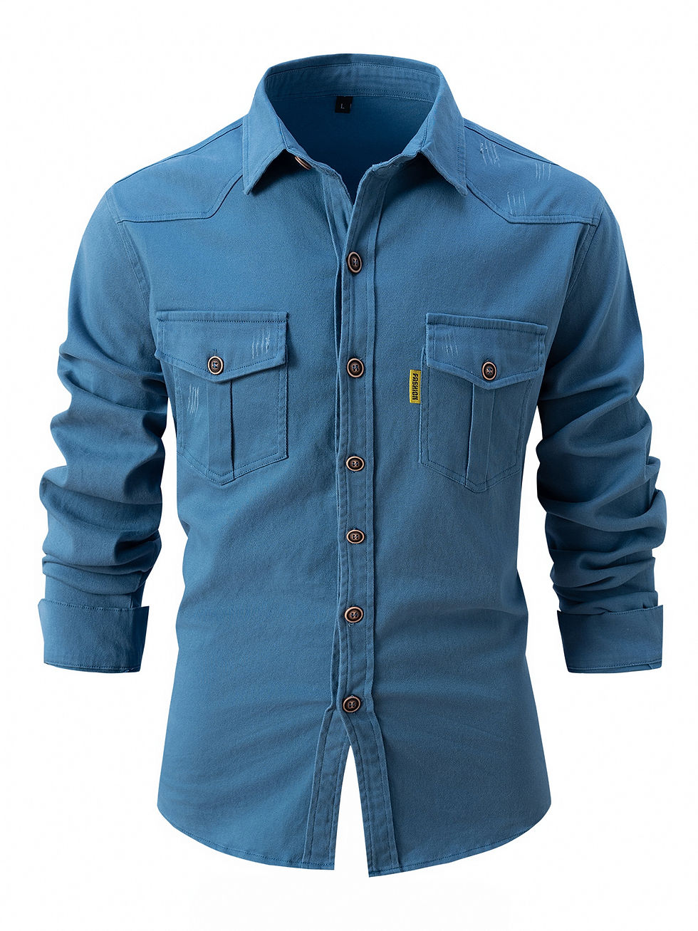 Miniaturebillede: Men's new fashion autumn/Winter casual jacket British style lapel button anti-p