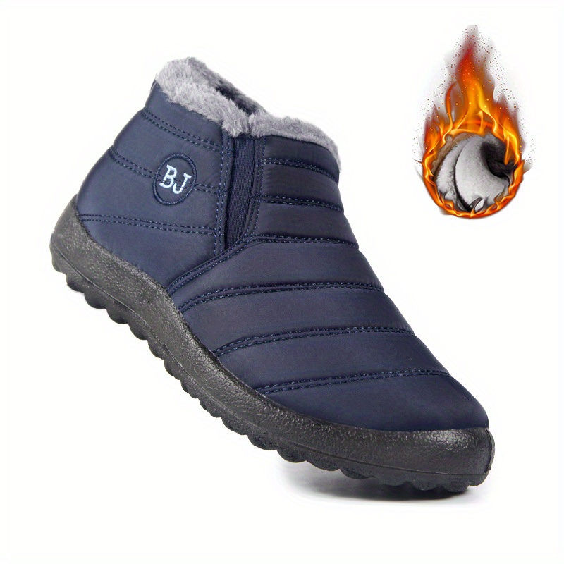 Thumbnail: Women's Waterproof Non-slip Warm Snow Shoes, Comfortable Low Top Hiking Shoes