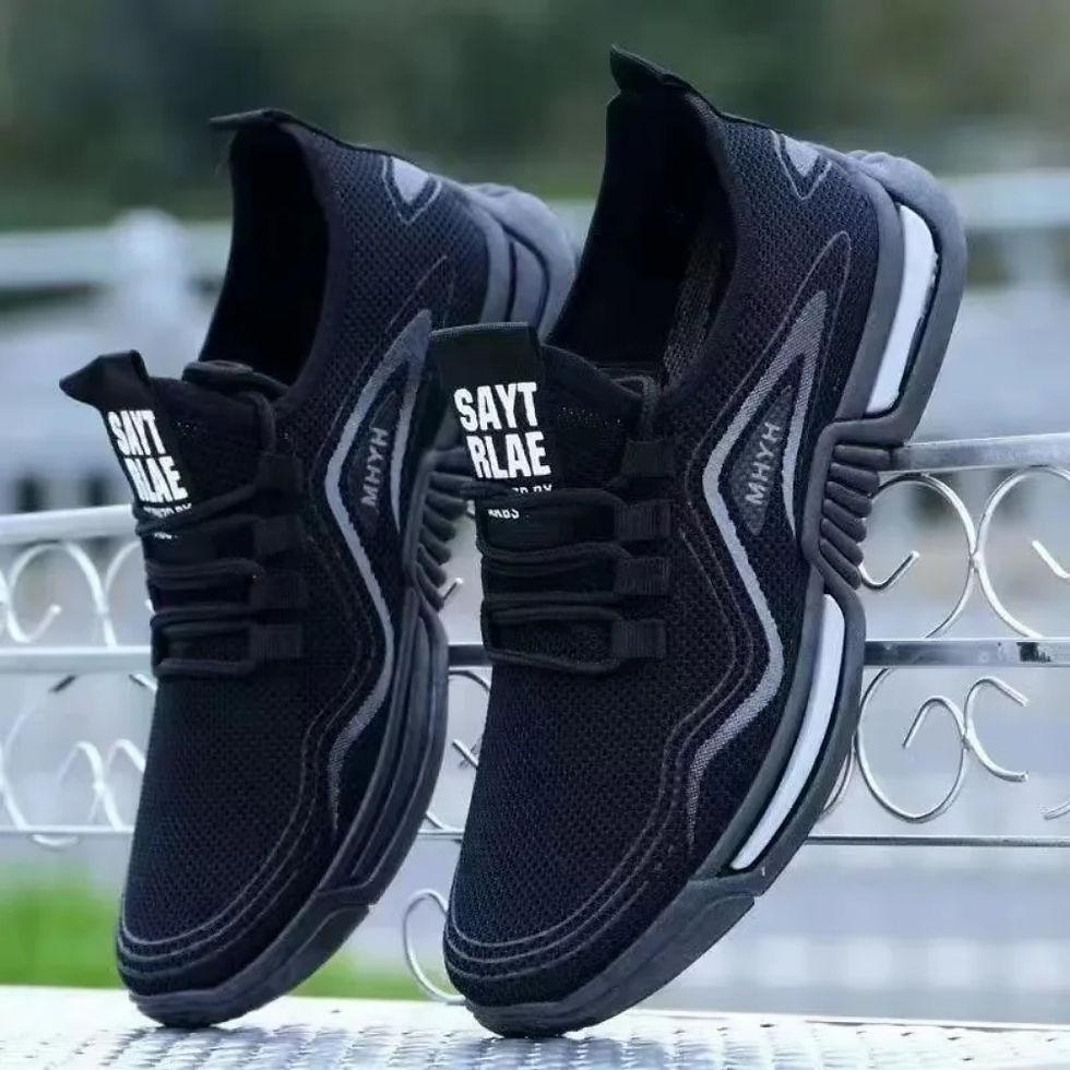 ภาพขนาดย่อ: Men's shoes, new summer breathable mesh casual shoes, odor resistant soft sole,