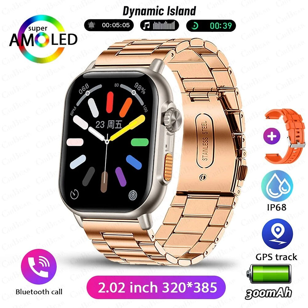 Thumbnail: 2024 NEW Smart Watch 9 NFC BT Call Heart Rate Sport Fitness 320*385 HD Screen W