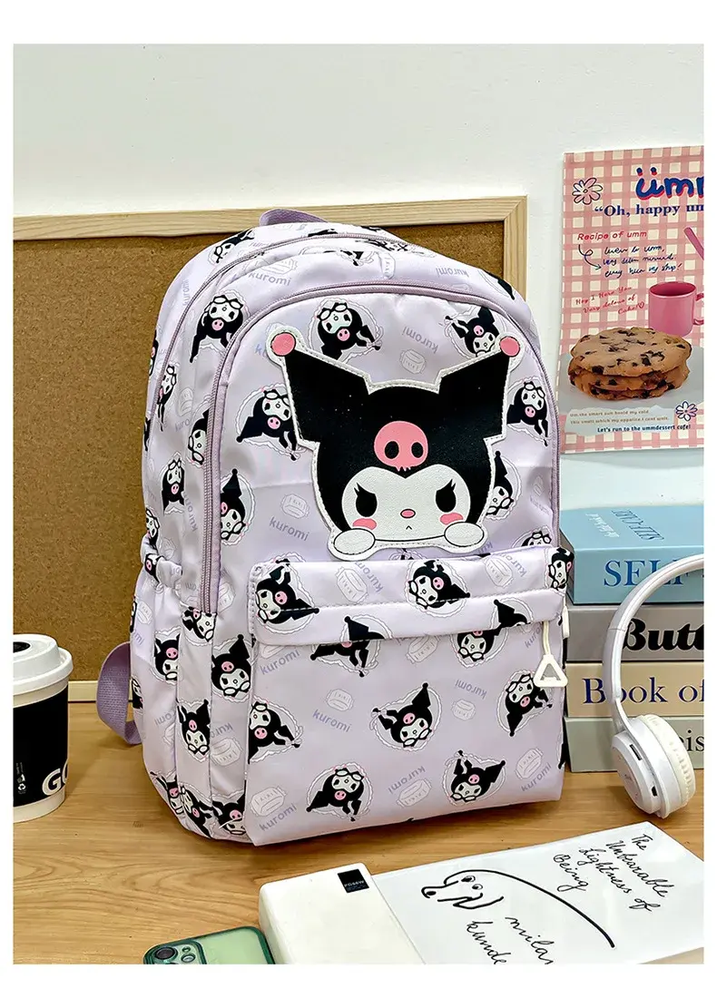 Thumbnail: Sanrio Schoolbag Anime Kuromi Cinnamoroll My Melody Pochacco Student Backpack S