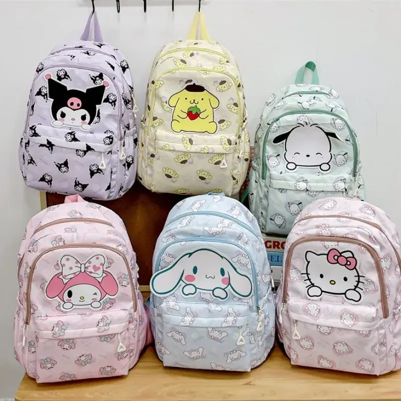 Miniatura: Sanrio Schoolbag Anime Kuromi Cinnamoroll My Melody Pochacco Student Backpack S