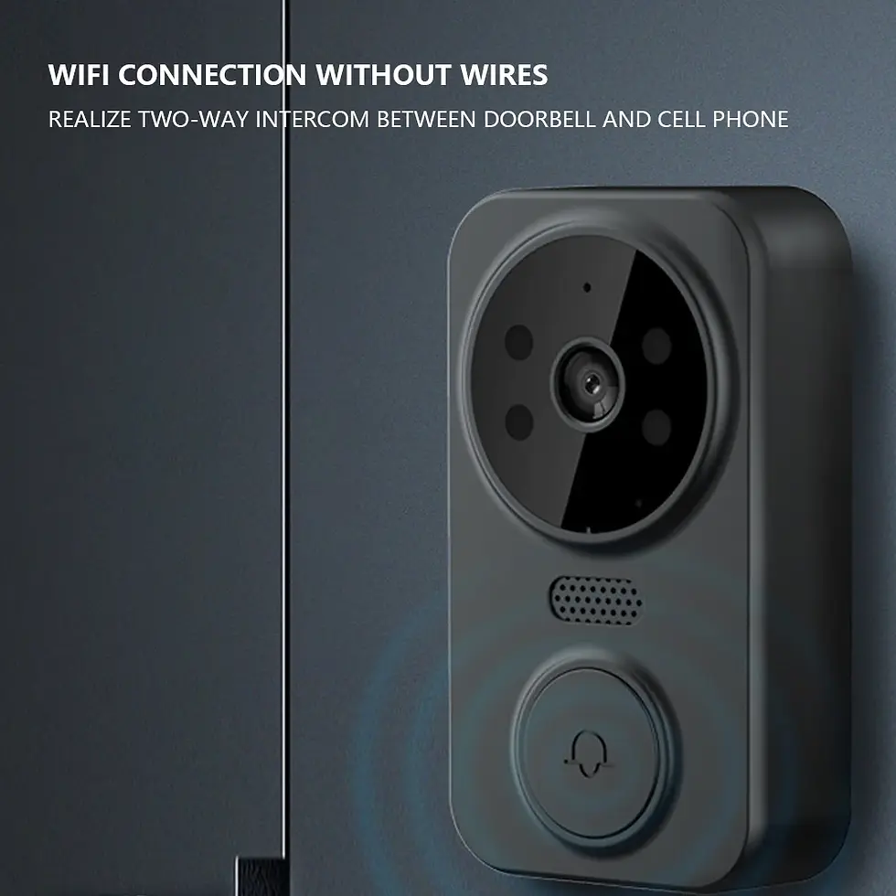 Thumbnail: Wireless Doorbell APP Remote Control Wifi Smart Outdoor Doorbell Camera Night V
