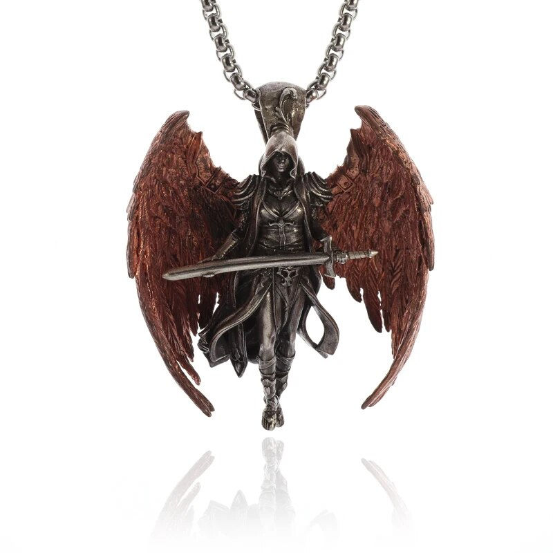 Thumbnail: Hot Blood Anime Yellow Hair Monkey Super Soldier Figure Pendant Necklace for Me