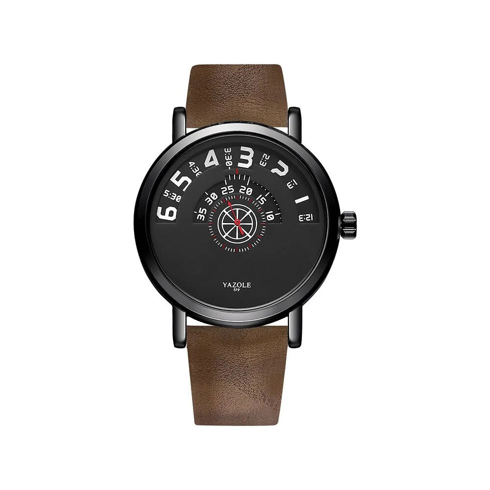 Küçük resim: UTHAI CQ57 Men’s Quartz Wrist Watch Clock Leather Strap Sport Business Casual W