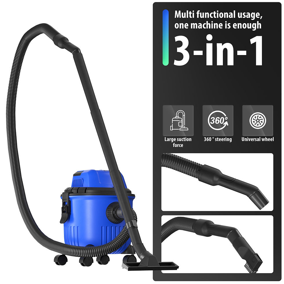 Thumbnail: DayPlus 3 in 1 Wet & Dry Vacuum Cleaner Powerful 5000W Lightweight Floor & Carp