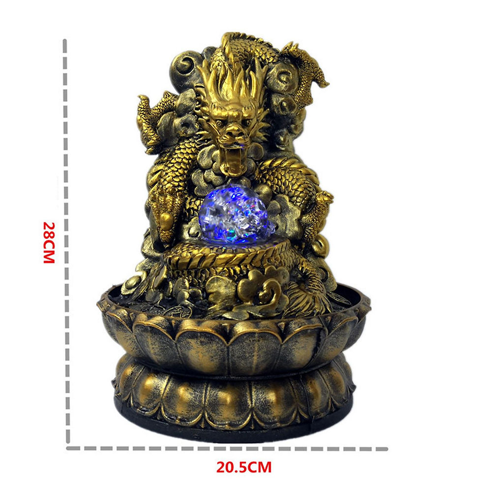 Thumbnail: Indoor Water Fountain Fengshui Circular Water with Rolling Ball Good Luck Relax