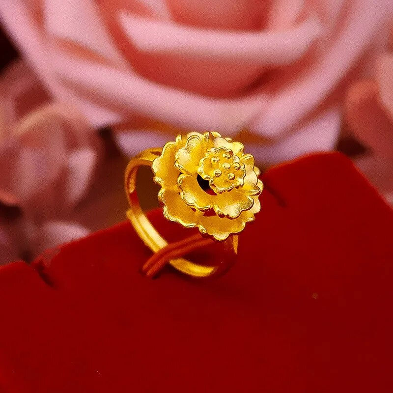 Thumbnail: KISS&FLOWER RI14 Fine Fashion Jewelry Wholesale Fashion Woman Man Lovers Birthd