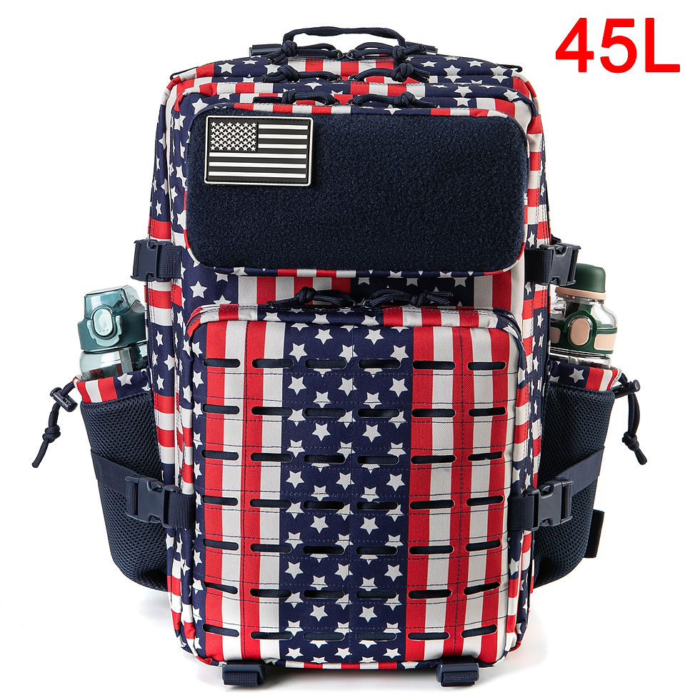 Thumbnail: QT&QY 25L/45L Tactical Backpack for Men and Women Outdoor Survival Bug Out Bag 