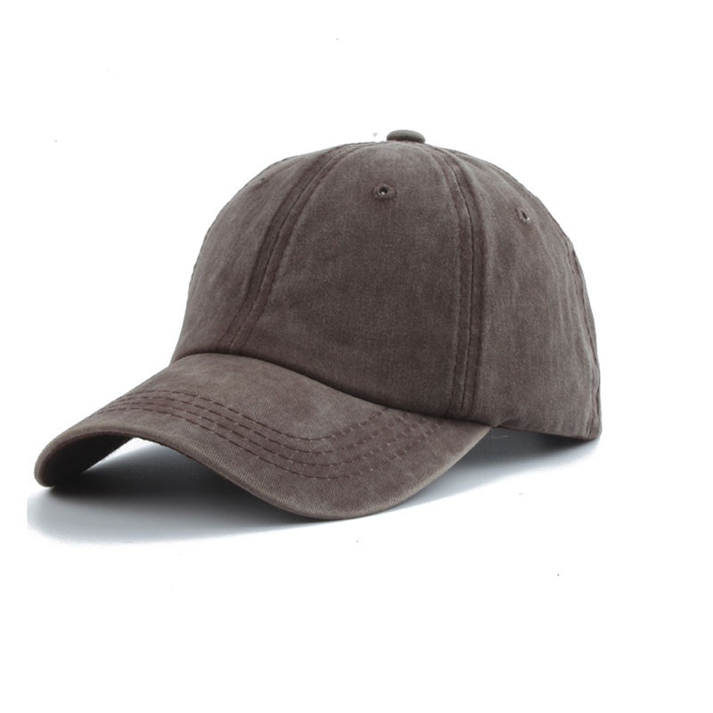 Thumbnail: 2023 New Vintage Washed Cotton Baseball Cap Parent Kids Sun Hats For Boy Girl S