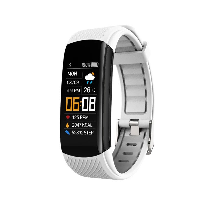 Thumbnail: Original Fitness Smart Watch Heart Rate Monitor Weather Clock Band Sport Waterp