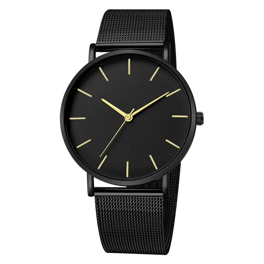 Leisure Simple Women Watch 2024 Vintage Mesh Belt Ultra-thin Fashion Relojes Pa