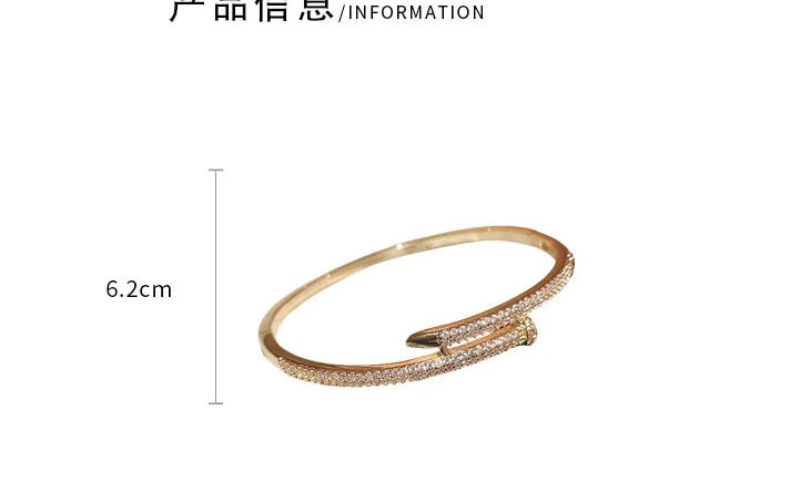 Thumbnail: 2024 New Korean Bangle Luxury Bracelet Elegant Fashion Europe and America Simpl