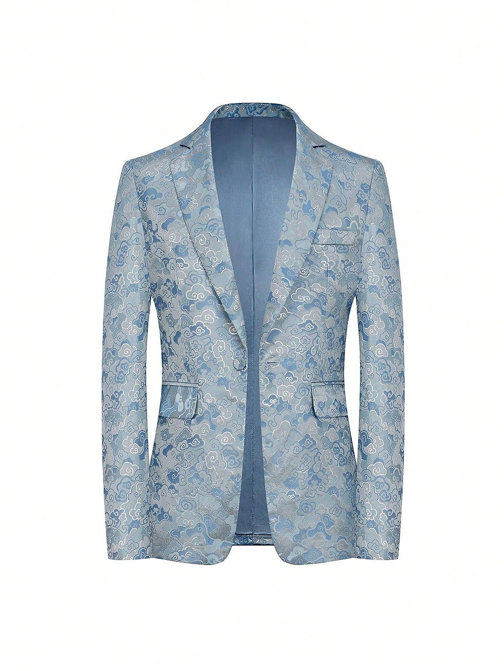 Thumbnail: Manfinity Bizformal Men's Slim-Fit Casual Blazer Made Of Textured Fabric Suit C