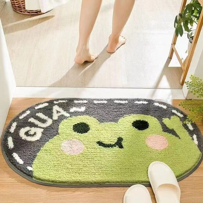 섬네일: Cartoon Floor Mat, Bathroom, Water Absorption, Household Toilet, Doorstep, Bath