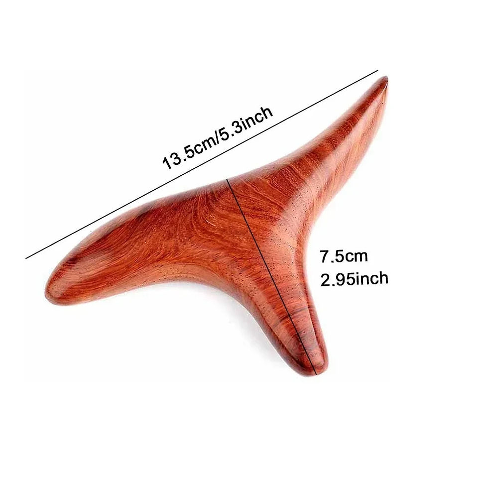 Thumbnail: Wood Trigger Point Massage Gua Sha Tools,Professional Lymphatic Drainage Tools,