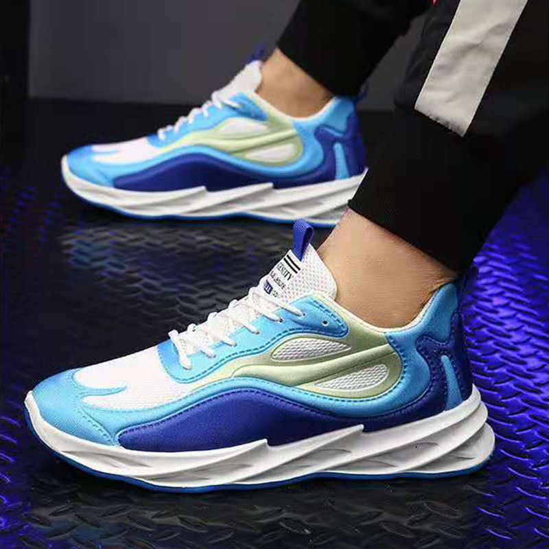 Thumbnail: Fashion Running Walking Sports Shoes Non Slip Sneakers Men