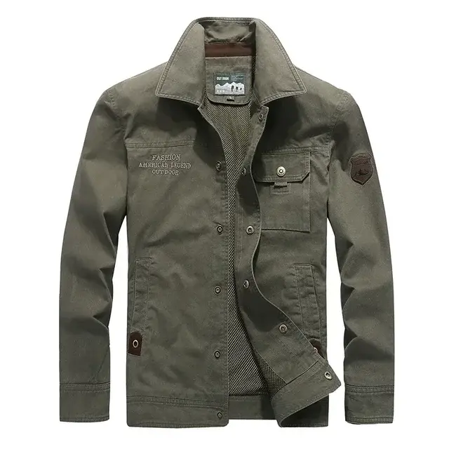 Thumbnail: Bomber Coat Tactics Jacket Men Autumn Spring Plus Size outdoor Pilot Cargo Jack