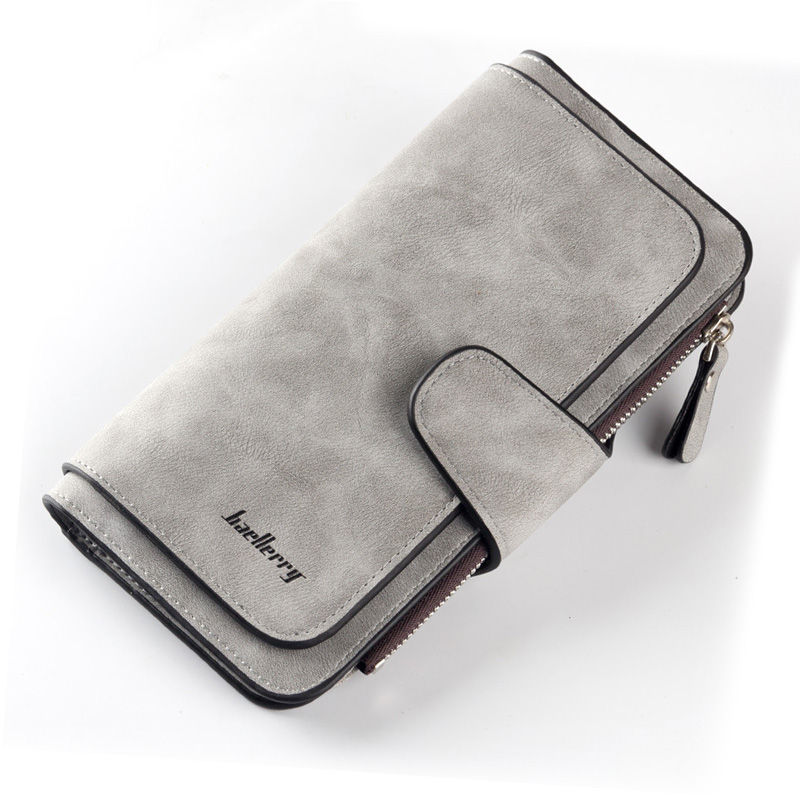 Thumbnail: 2023 Women Wallets Fashion Long PU Leather Top Quality Card Holder Classic Fema